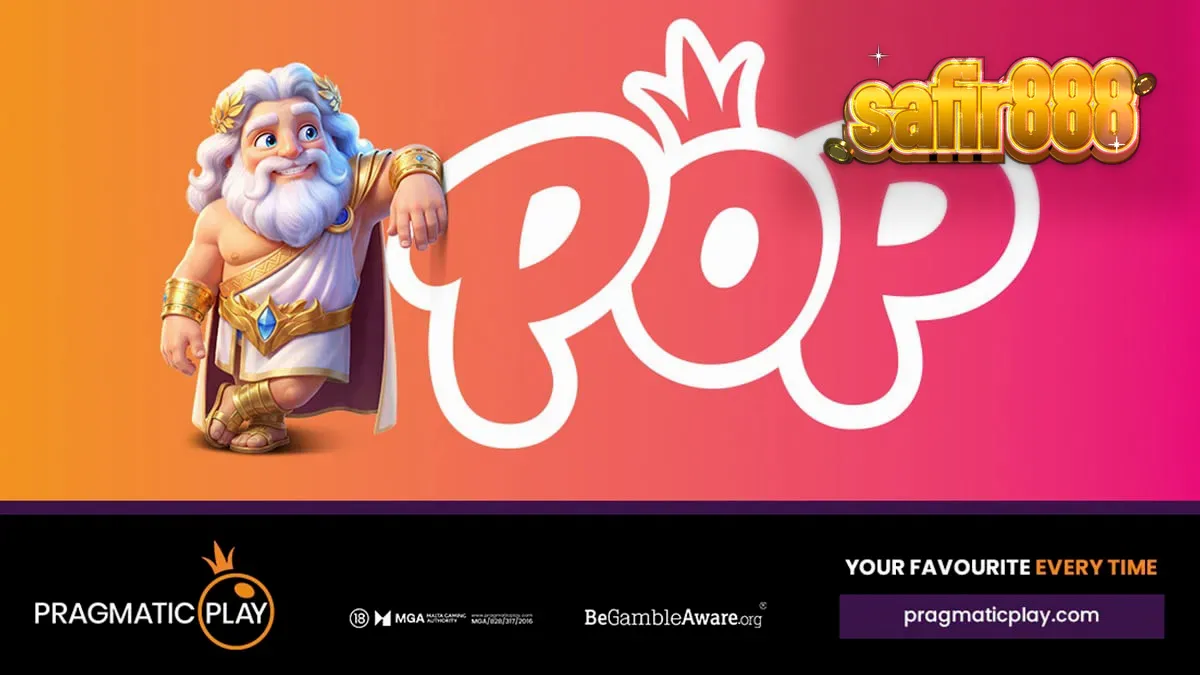 Tampilan visual ceria dari sub-brand slot Pragmatic Play POP